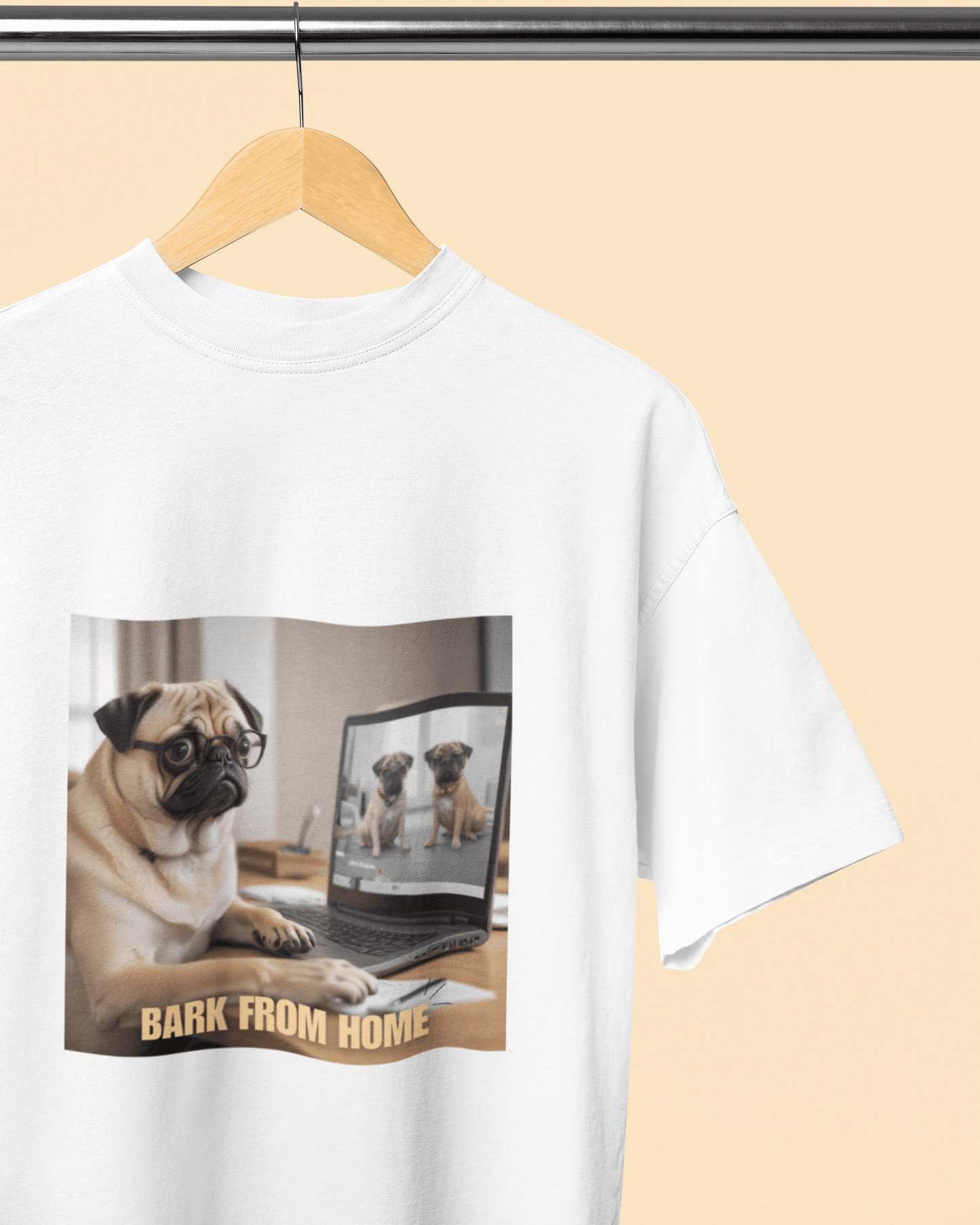Men's Oversized T-shirt for Pet Enthusiasts