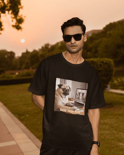 Men's Oversized T-shirt for Pet Enthusiasts