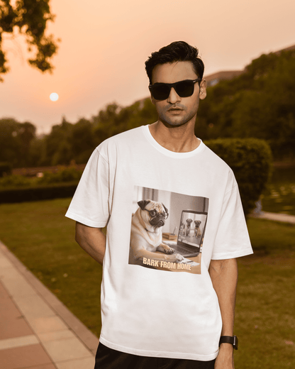 Men's Oversized T-shirt for Pet Enthusiasts