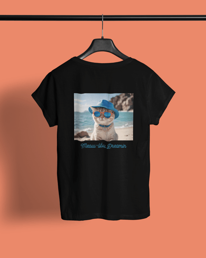 Women’s Round Neck T-shirt for Pet Enthusiasts