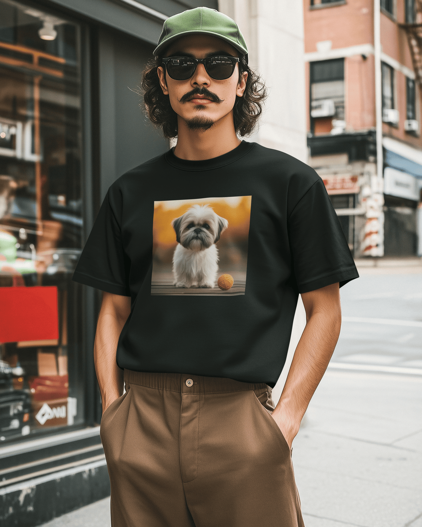 Men's Oversized T-shirt for Pet Enthusiasts