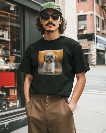 Men's Oversized T-shirt for Pet Enthusiasts