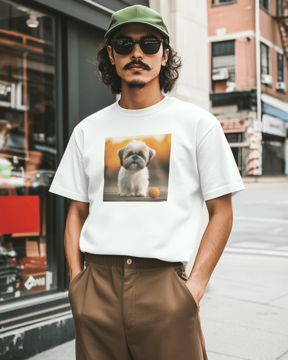 Men's Oversized T-shirt for Pet Enthusiasts