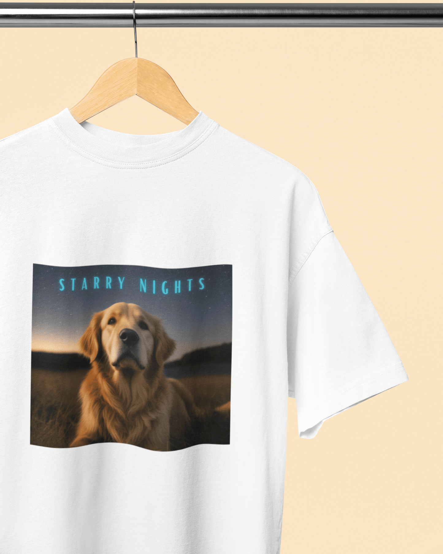 Men's Oversized T-shirt for Pet Enthusiasts