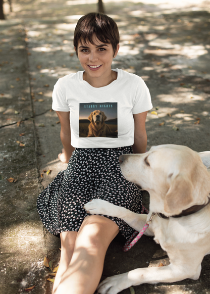 Women’s Round Neck T-shirt for Pet Enthusiasts
