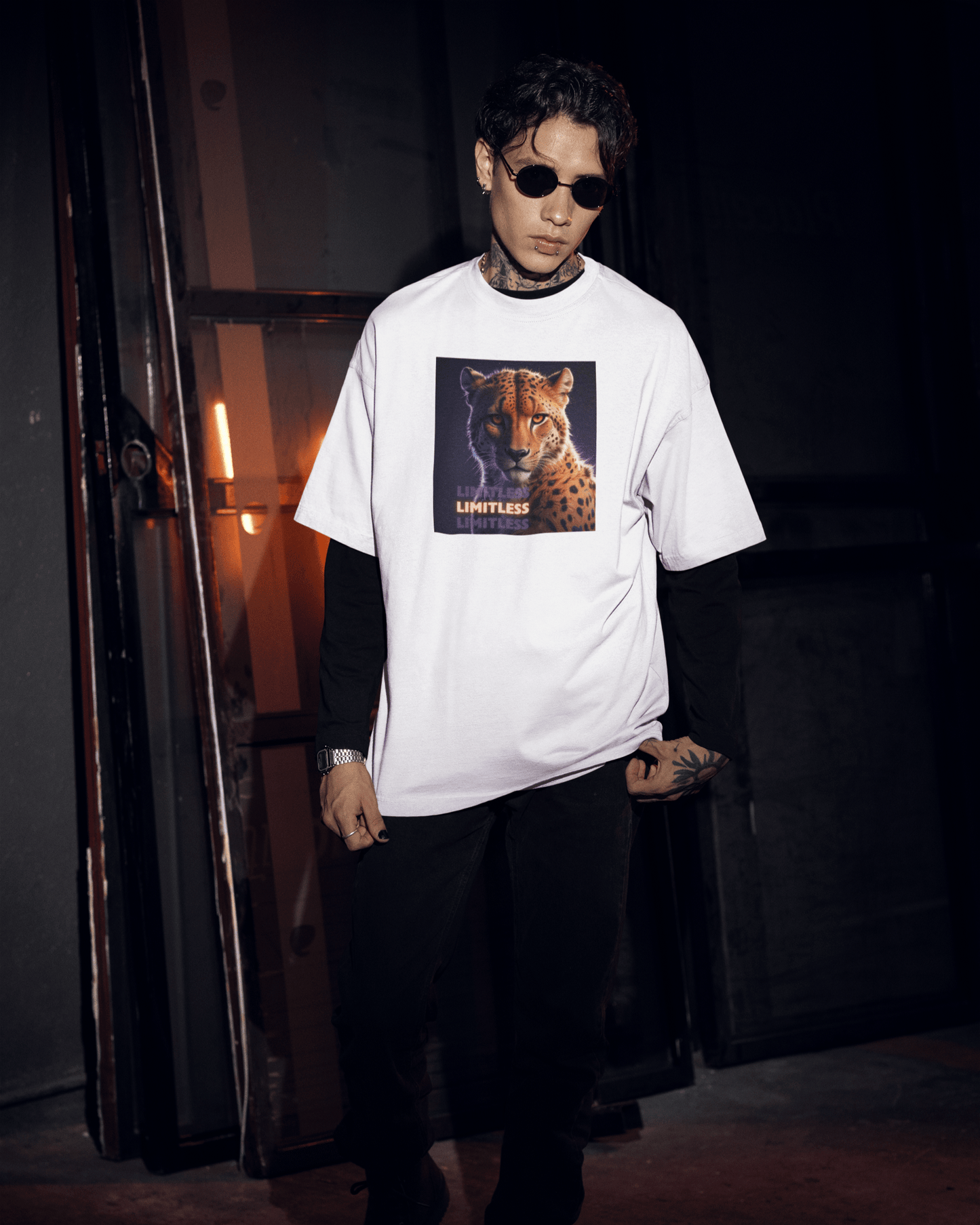 Men's Oversized T-shirt for Wildlife Enthusiasts