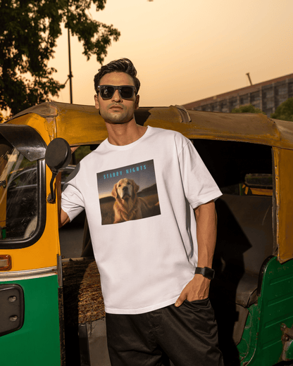 Men's Oversized T-shirt for Pet Enthusiasts