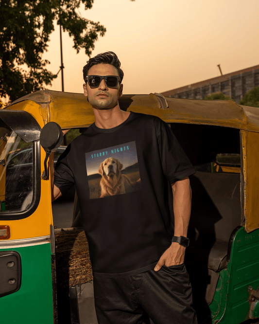 Men's Oversized T-shirt for Pet Enthusiasts