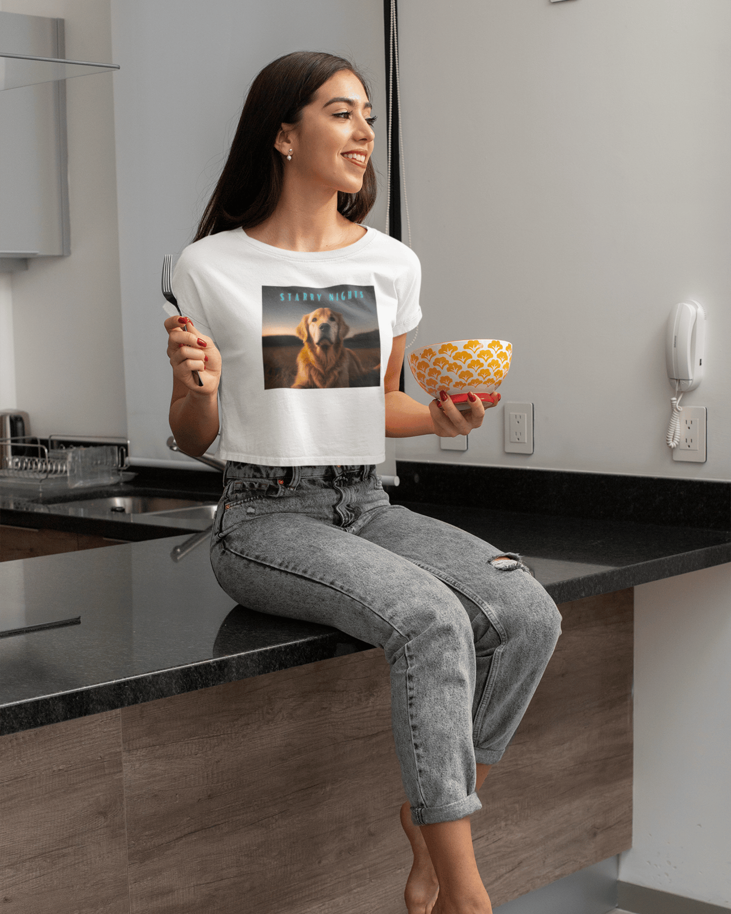 Women’s Crop Tops for Pet Enthusiasts